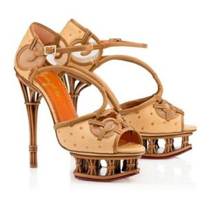 NEW‎ Charlotte Olympia I Dream of Africa Heels 39